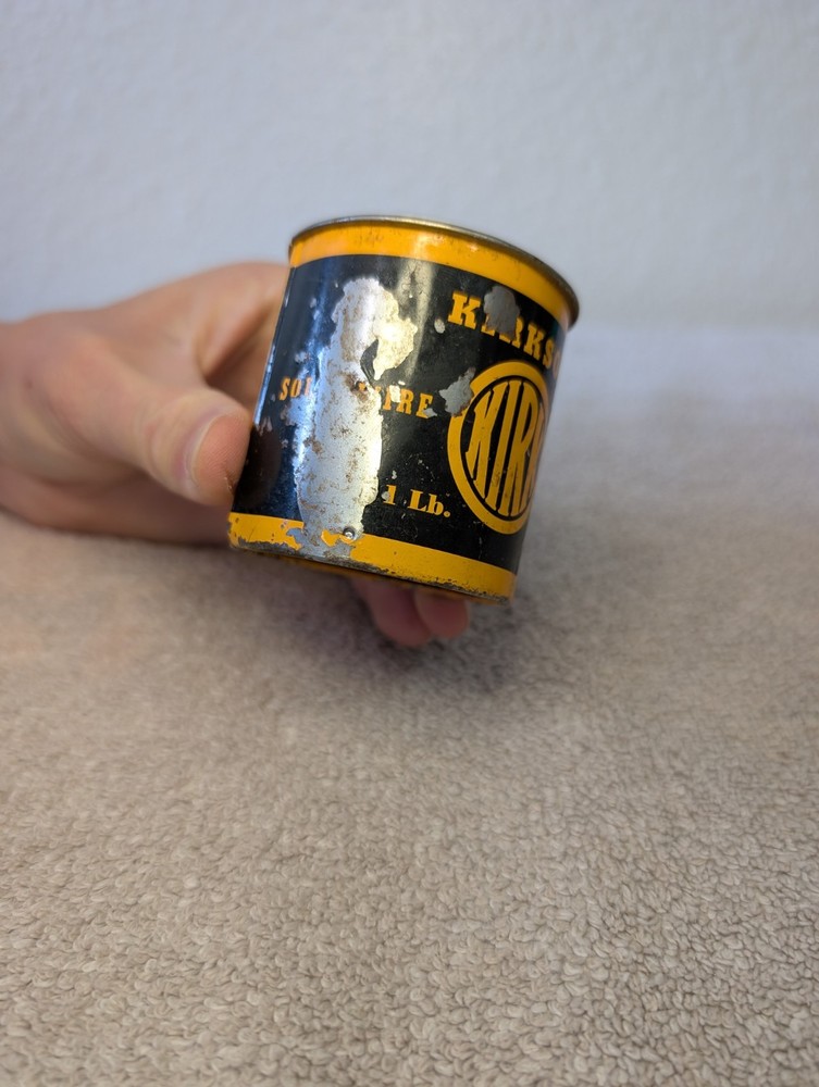 Vintage Kirk Kirkson Solid Wire Solder 1 Lb Tin