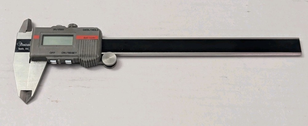 Central Tools Digital Caliper Tested Works Great