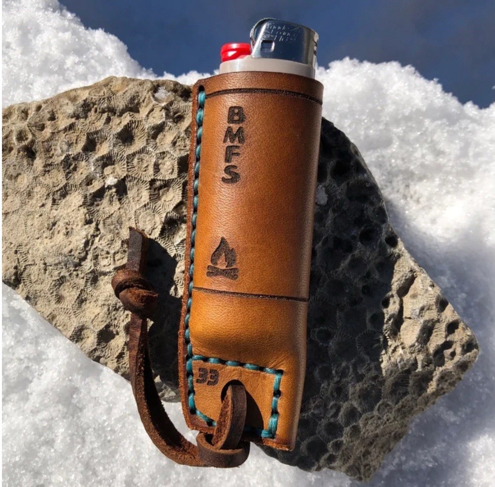 Grateful Dead Leather BMFS Billy Strings Lighter Holder