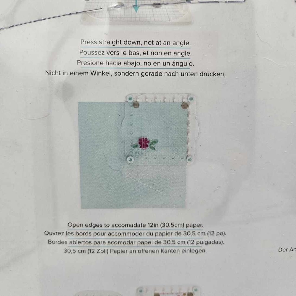 We R Memory Keepers Precision Press Advanced Stamp positioner Crafter Tool Art