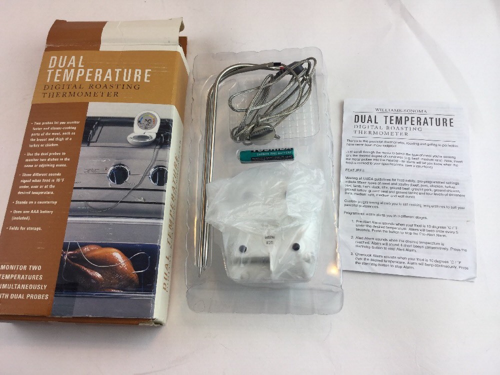 Williams-Sonoma Dual Temperature Digital Roasting Thermometer
