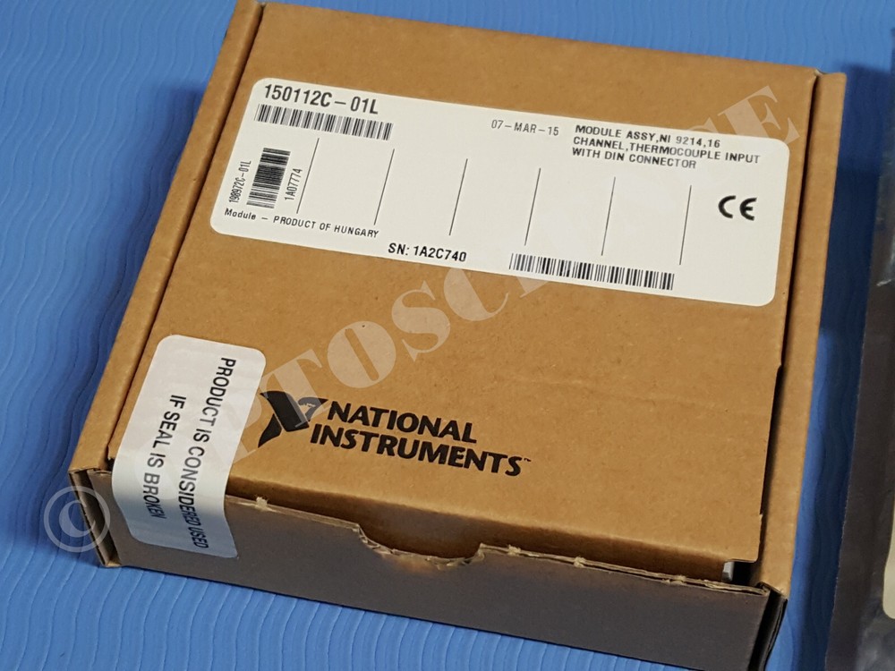 NEW - National Instruments NI 9214 cDAQ Temperature Input Module, Terminal Block