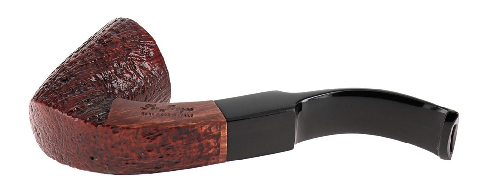 Pipe Ser Jacopo dalla Gemma S2 brown sandblasted shape bent saxophone