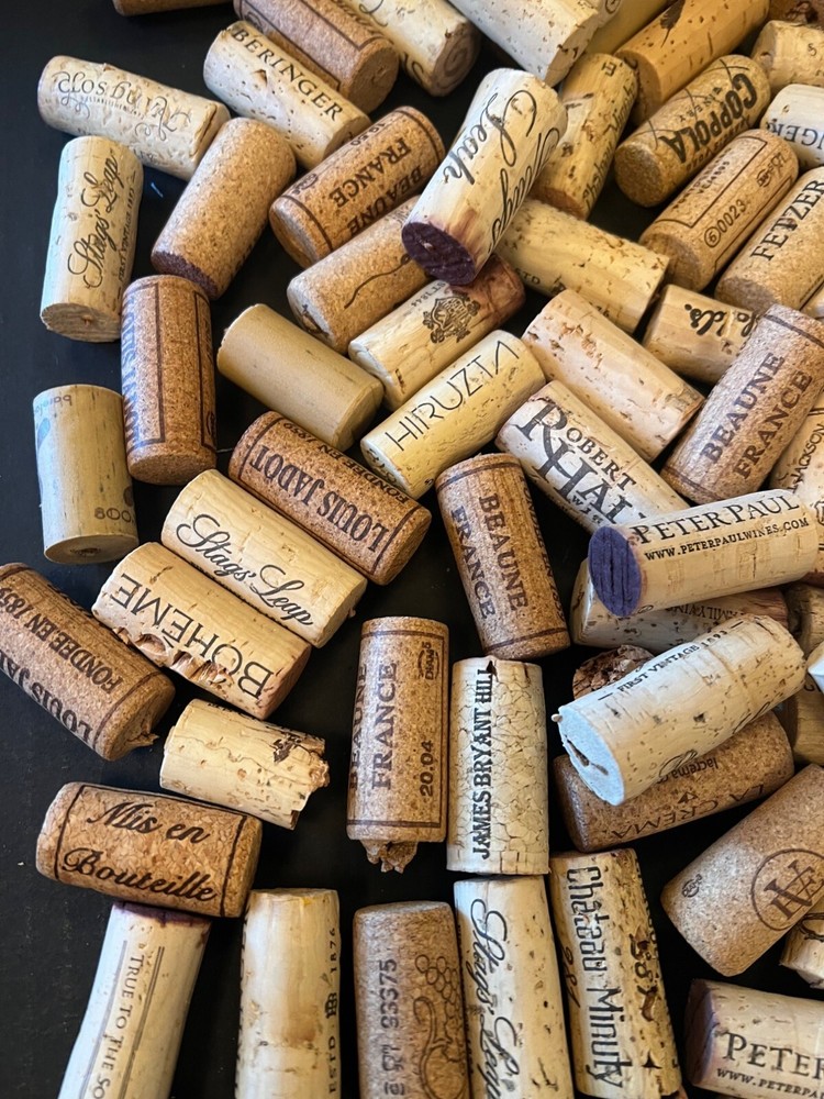 Lot Of 130 Assorted Wine Corks For Crafts & DIY Projects Mixed wines