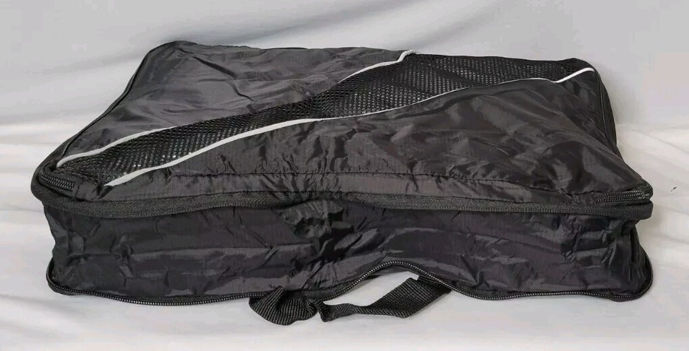 TravelWise Packing Cube System - Durable 4 Piece Weekender Plus Set (Black) New