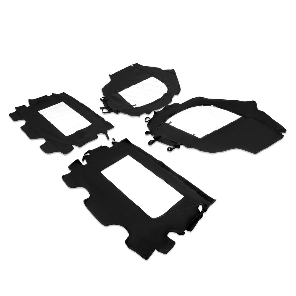 4 For Can-Am Commander 800/1000 2011-2020 Soft Doors & Rear Cab Panel Enclosures