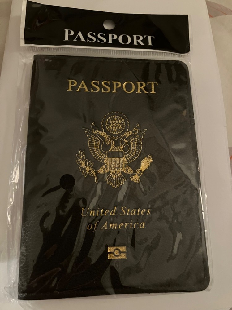 Passport case US logo