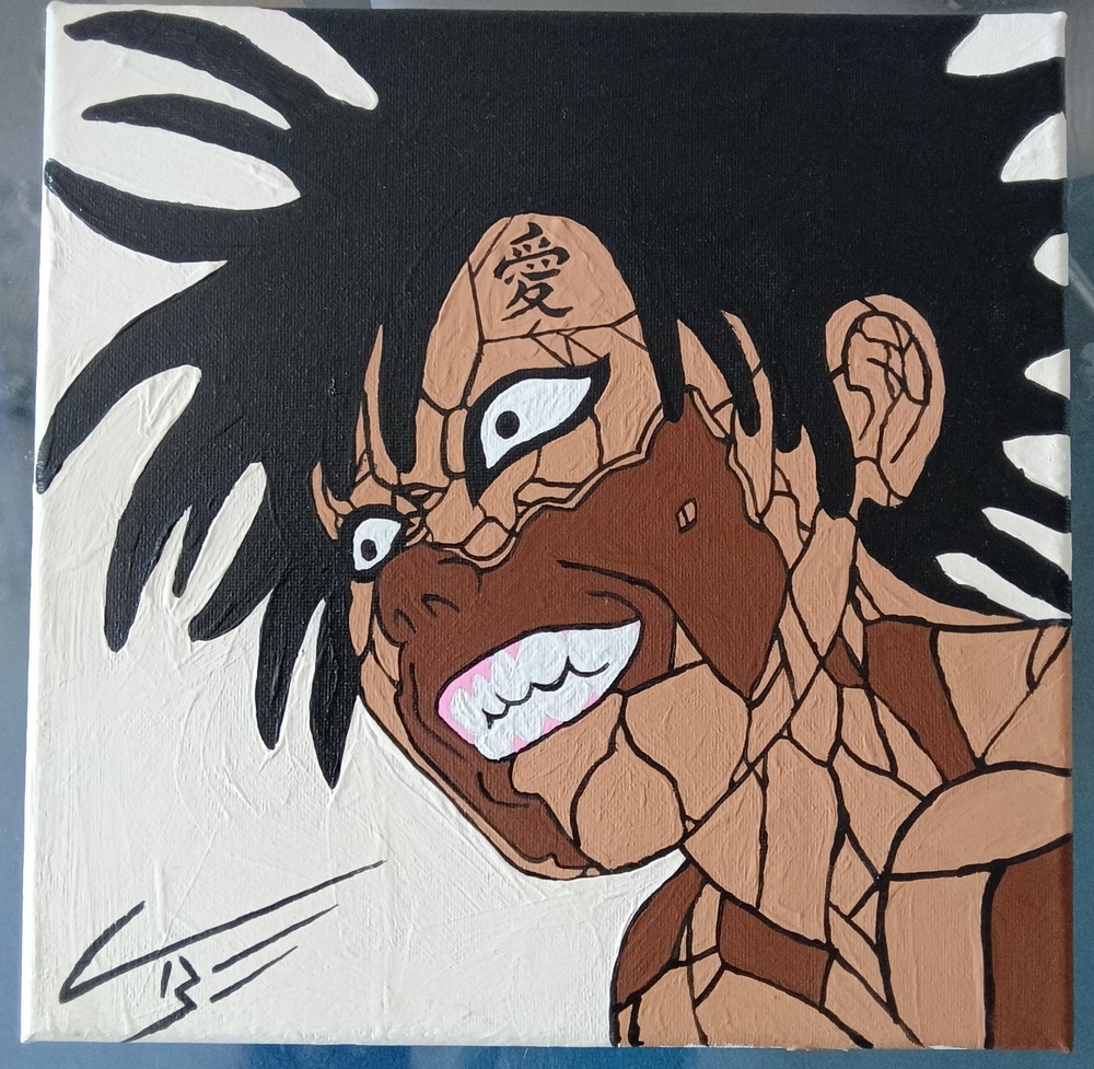 Black Gaara painting