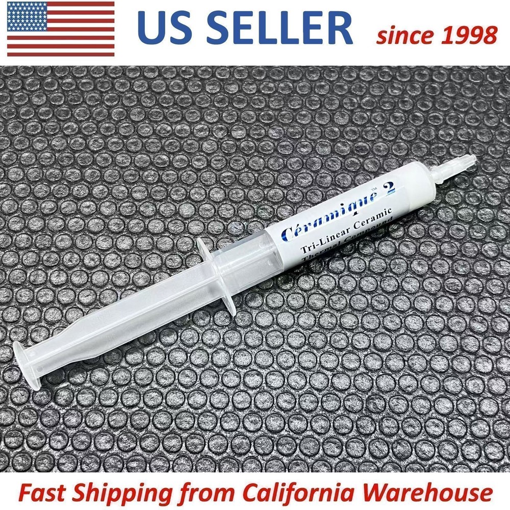 Arctic Silver Ceramique 2 Tri-Linear Ceramic Thermal Compound Paste Syringe 25g