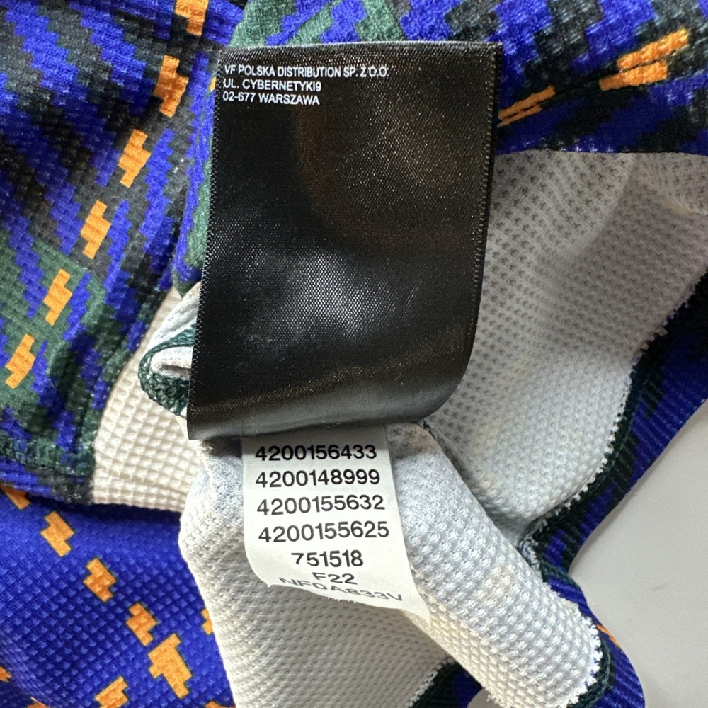 The North Face Women's Flash Dry Base Layer Plaid Waffle Top Size Medium