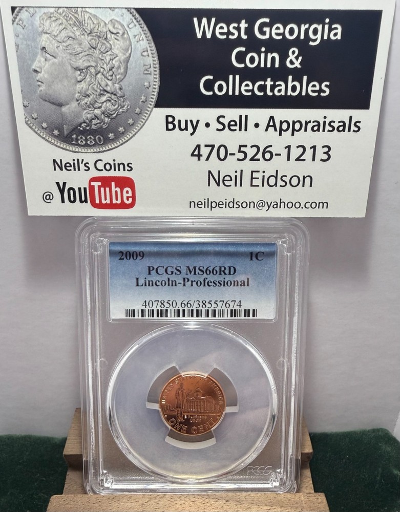 2009 Lincoln Penny (Professional)-MS66 RD