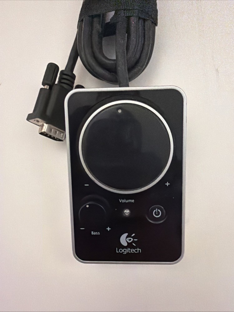 Logitech Z4 Speaker Volume Bass Controller Wired Control Pod Module