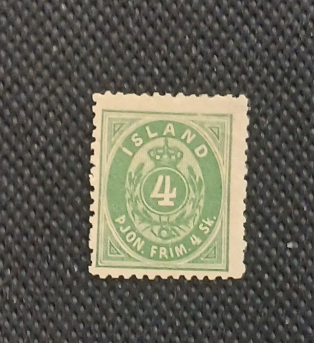 Iceland 1873 Scott #O3 Mint