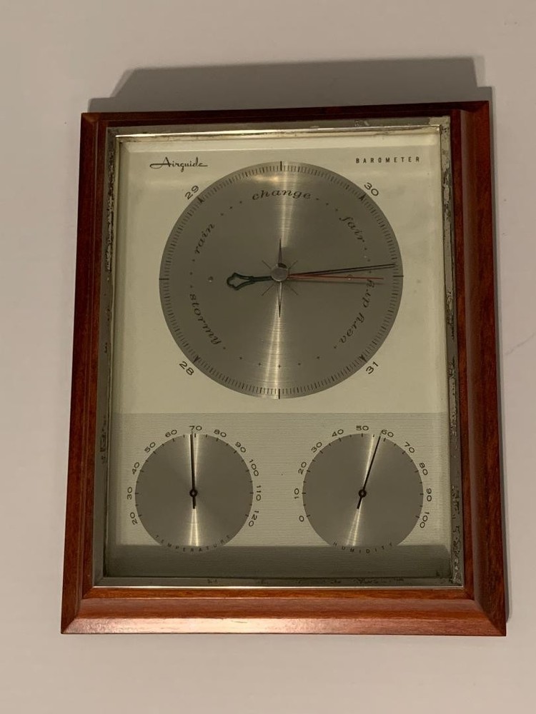 Vintage Airguide Instrument Barometer Untested
