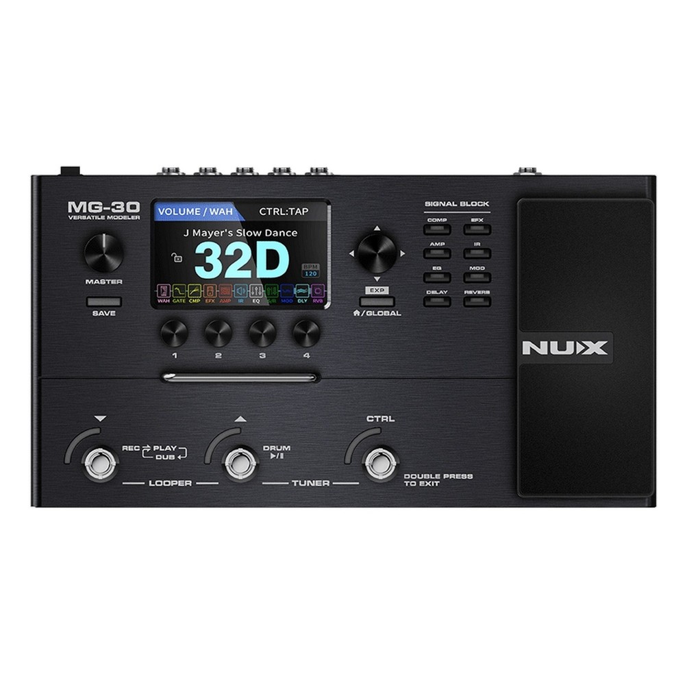 NUX MG-30 Versatile Modeler Multi Effects Micro Guitar Processor Pedal