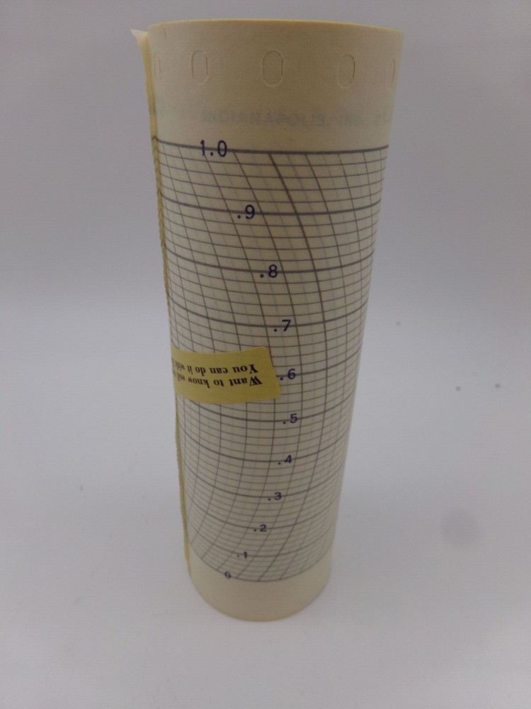 Three Rolls of Esterline Angus Graph Paper