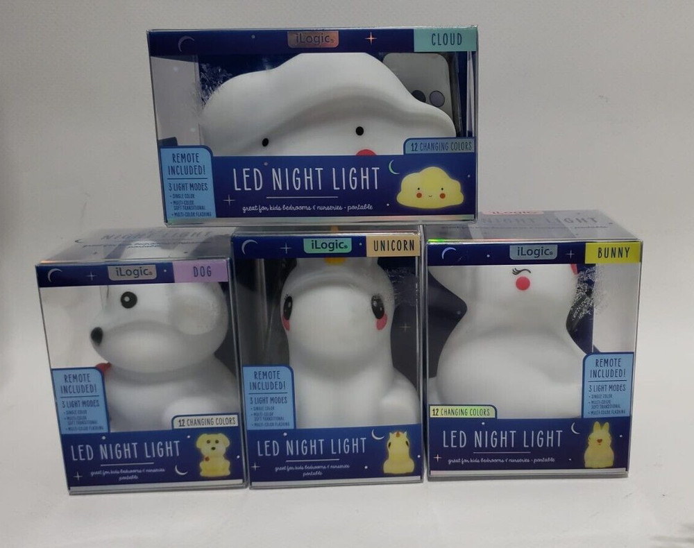 Ilogic 'Unicorn' Led Night Light, 3 Light Modes, 12 Changing Colors