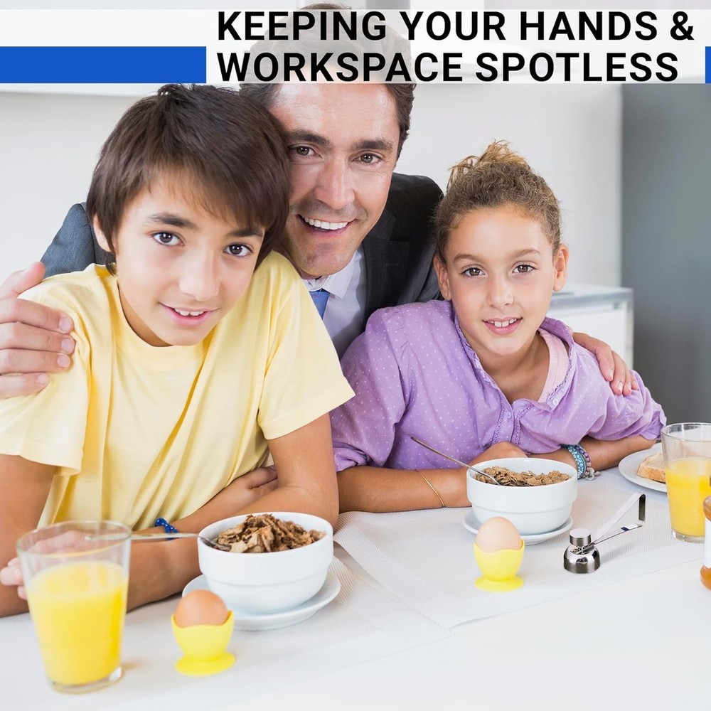 Egg Cracker Tool for Raw Eggs - Stainless Steel Shell Opener