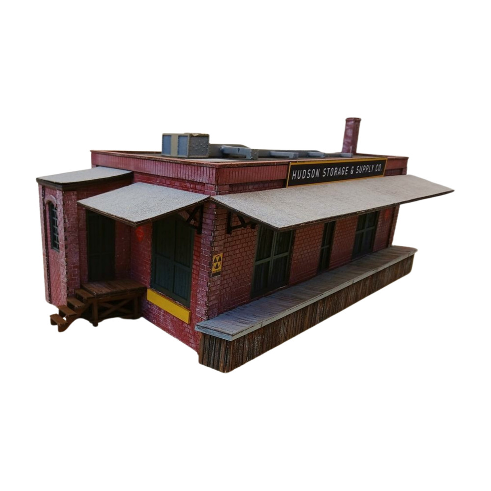 Hudson Storage & Supply Co. – Trackside Warehouse 1:48th O Scale KIT