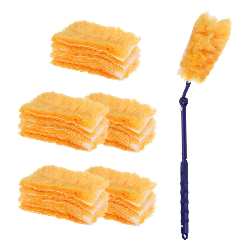 1 Count Blue Flexible Handle Refill, with 25 Yellow Dusters