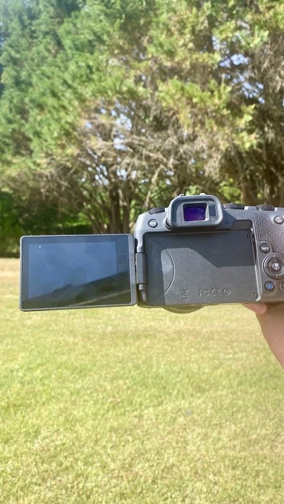 Canon EOS R Mirrorless Camera Black Interchangeable Lens Image Stabilization