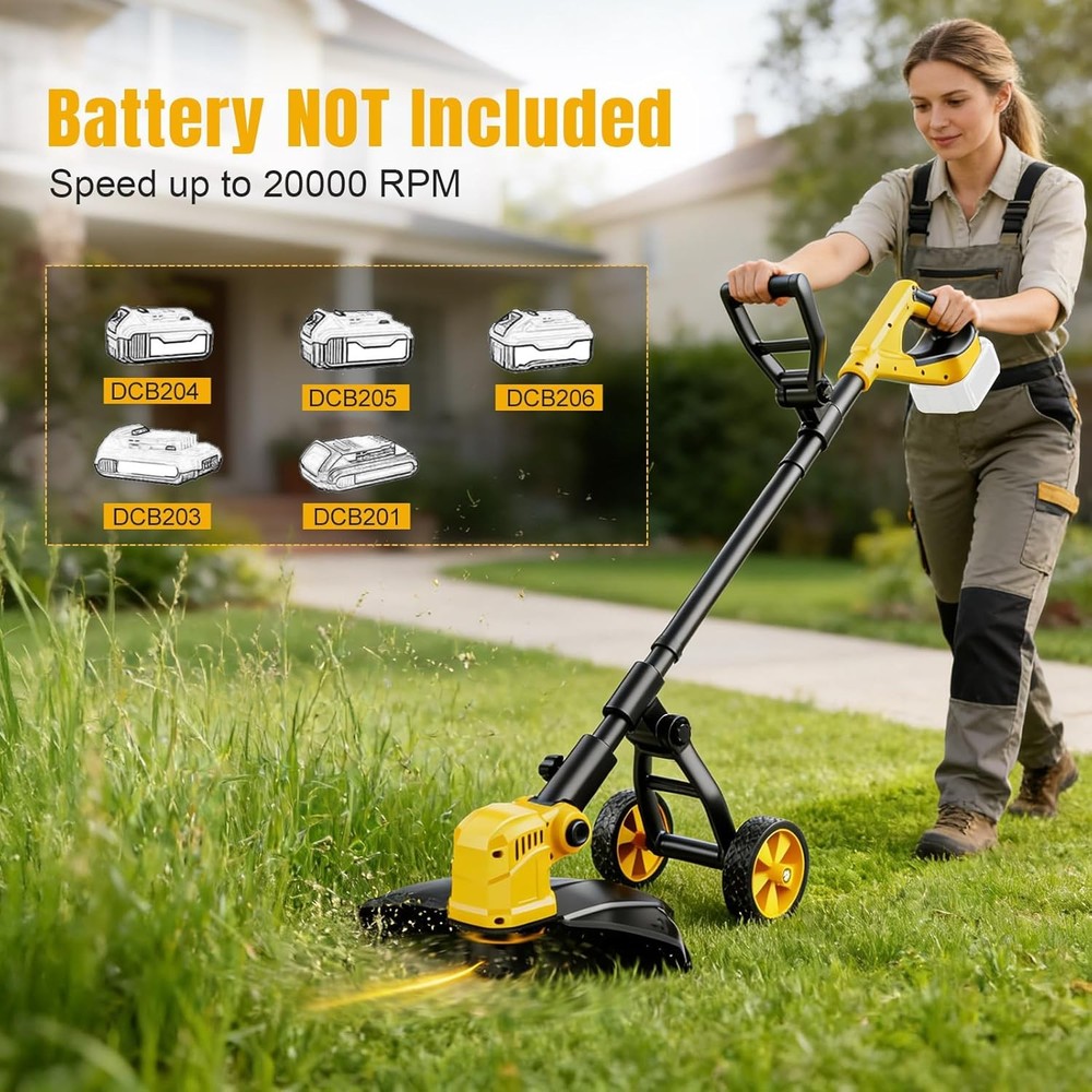Lightweight Battery Weed Eater 14 Inch Spool