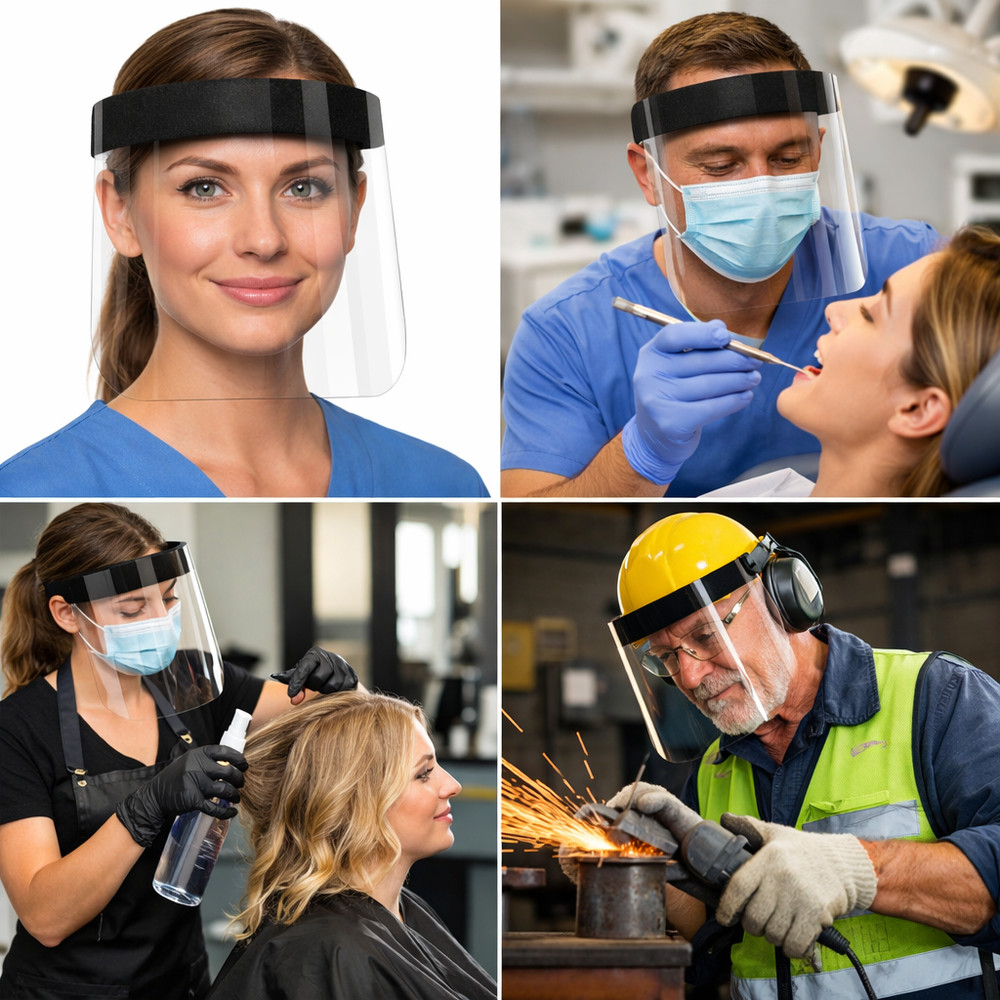 CLEAR CHOICE Face Shields – 40 Pack