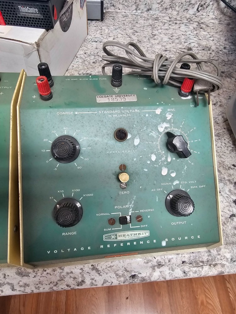 3x Vintage Retro Heath Built Voltage Reference Source EUW-16A Heathkit Powers!