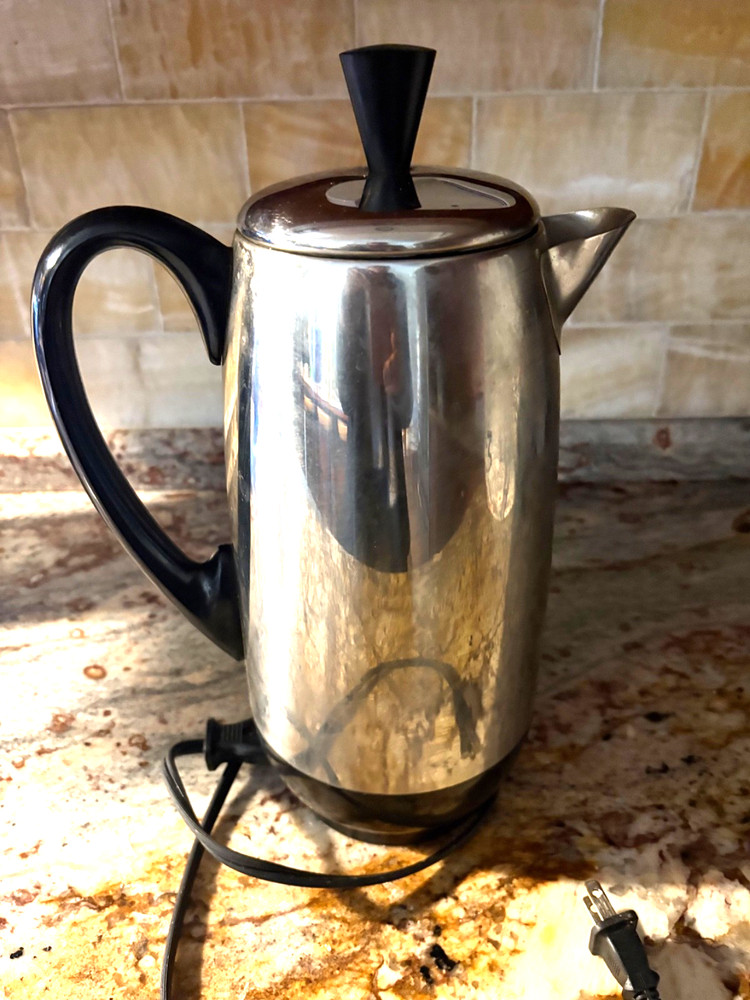 Vintage Farberware Superfast Fully Automatic Percolator Model 142 Retro WORKS