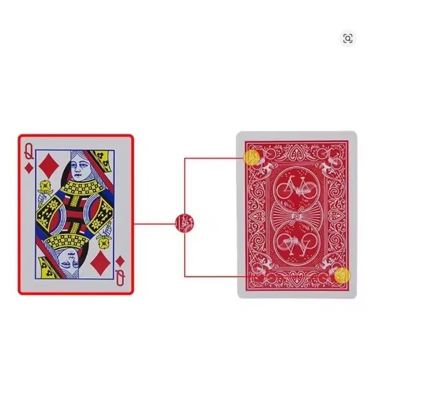 Marked Stripper Deck Playing Cards Poker Magic Trick Closeup