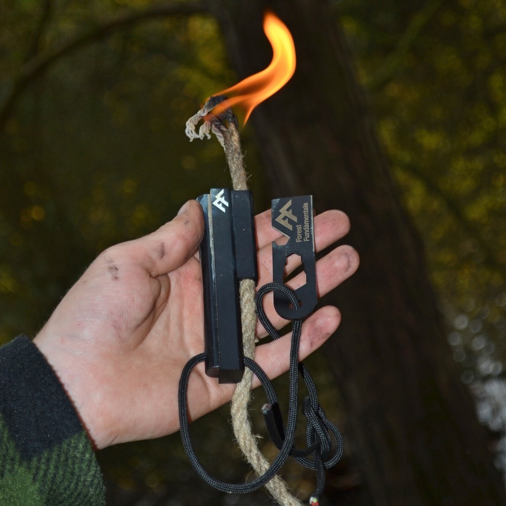 Forest Fundamentals™ Stealth Fire Starter™ | Ultimate Ferro Rod Fire Starter