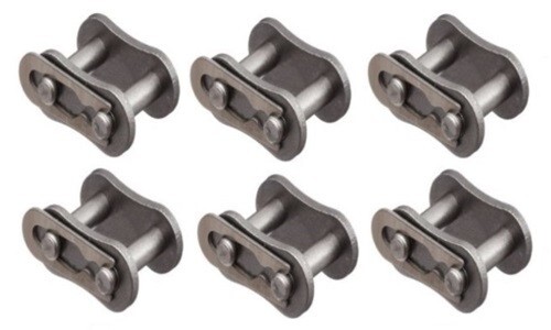 6-Pack Standard Roller Chain Connecting Link For #80 Roller chain