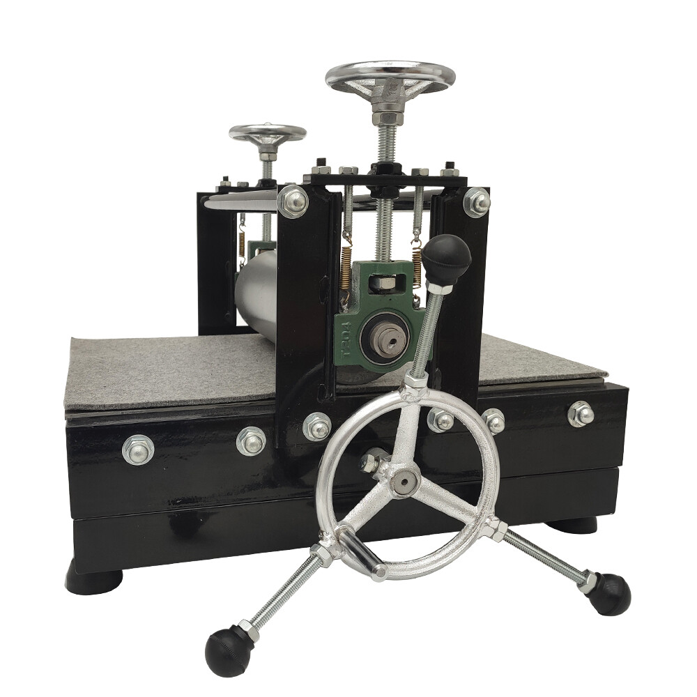 Upgrade Portable Press Printmaking Machine 30x50cm Adjust Tabletop Slab Roller