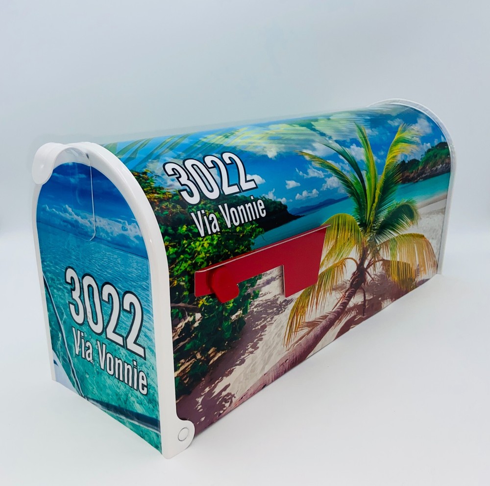 Tropical custom mailbox, Mothers Day Gift