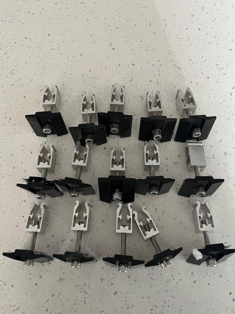15 Solar Panel Roof Clip Lot
