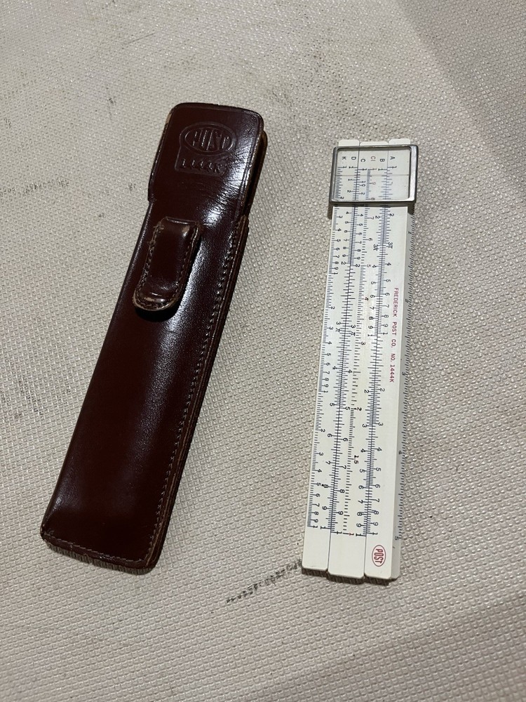 Vintage Post Versa Log Slide Rule