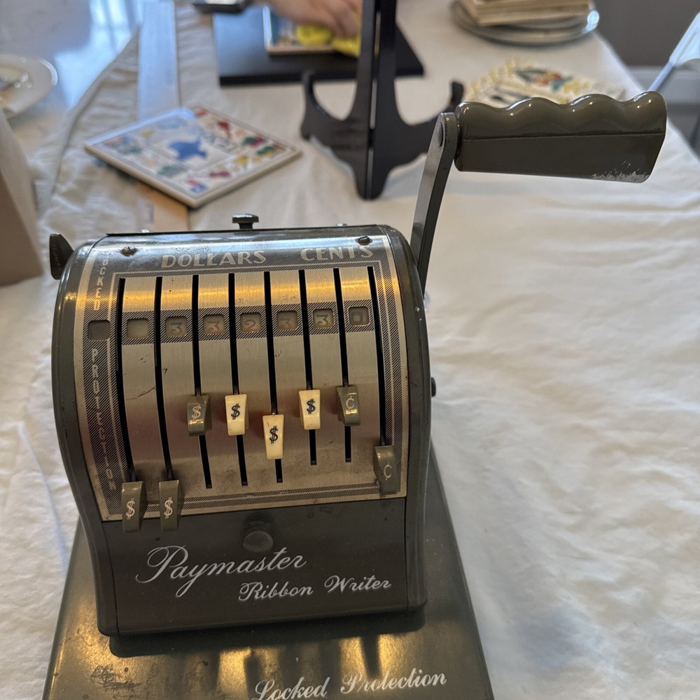Paymaster Ribbon Writer Series 8000 With Key
