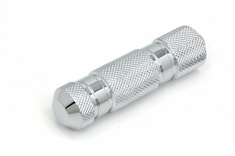 V-Twin Chrome Knurled Four Grooved Shifter Peg for Harley Davidson