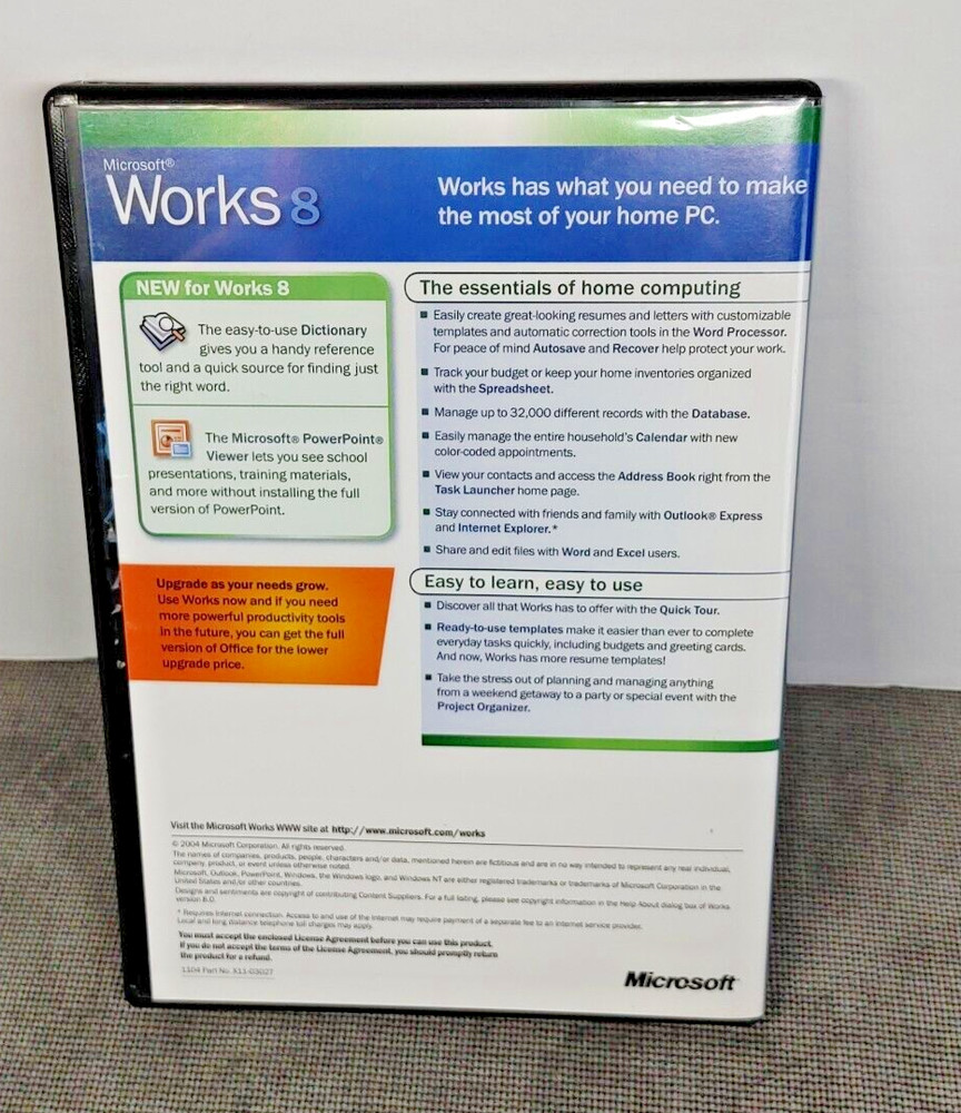 Microsoft Works 8 (2004)