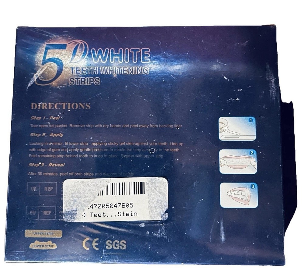 5D White Teeth Whitening Strips