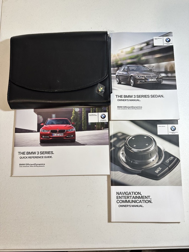 BMW 3 Series Sedan Owner's Manuals Quick Reference Guide 2013
