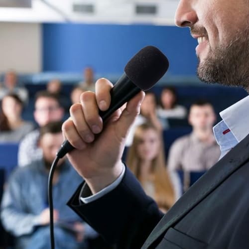 6PCS Foam Microphone Covers, Thickened Microphone Windscreen Foam, Elastic