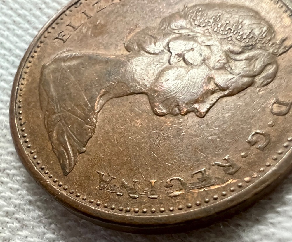 Strike Error - 1965 Canada 1 Cent - Pointed 5, Small Beads