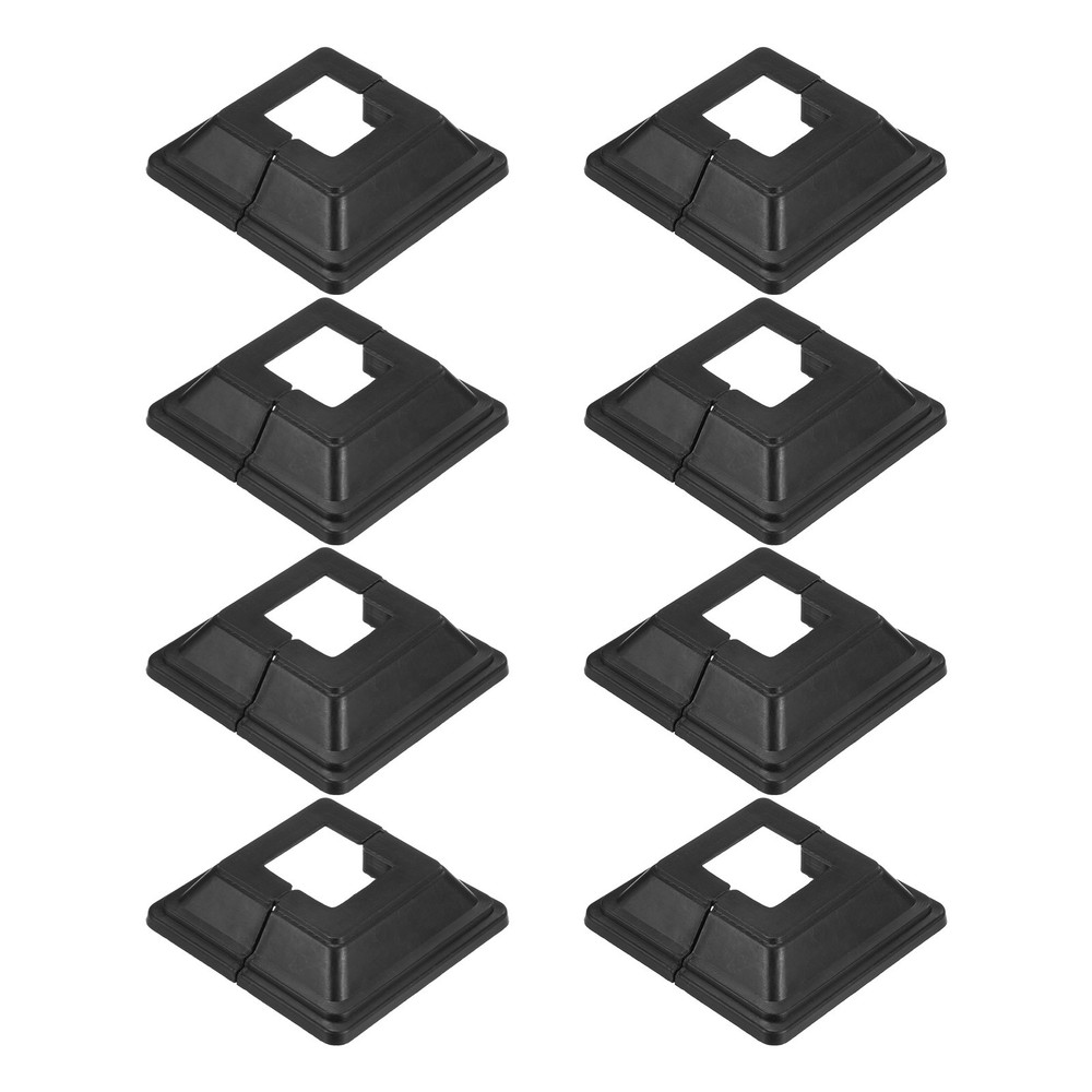 8 Pack Post Base Cover Internal 1"x 1" Post Skirt Split Type for Railing