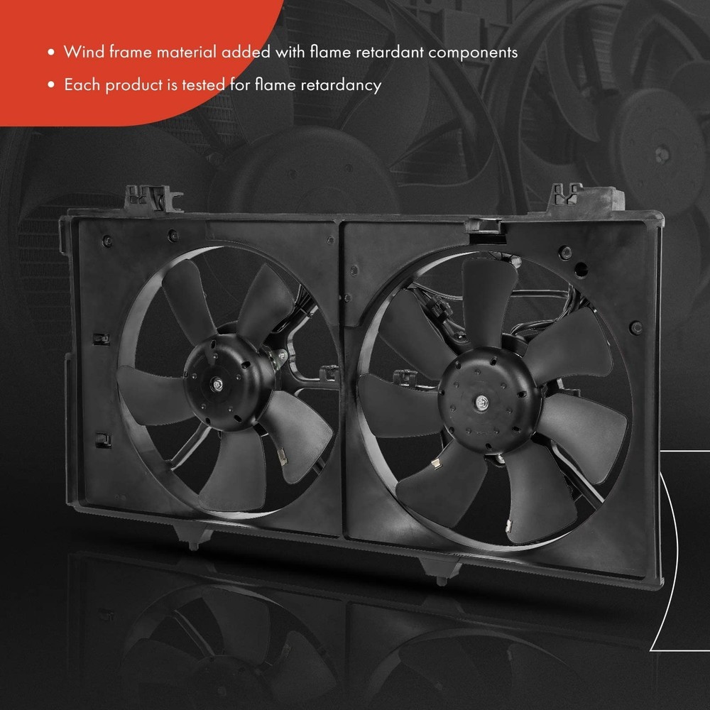 A-Premium Engine Radiator Cooling Fan Assembly Compatible with Select Mazda M...