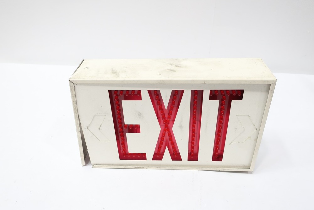 Hubbell LED1-EM-RWW Exit Sign