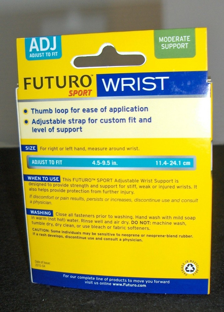 FUTURO Sport Black Adjustable Wrist Support 3M