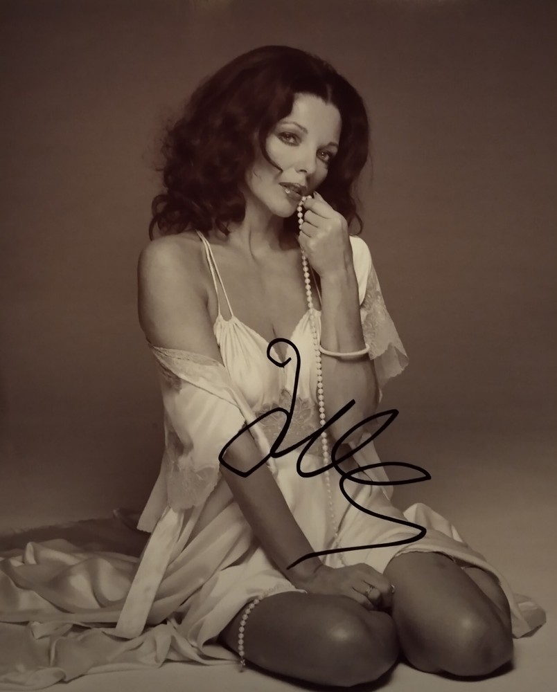 Joan Collins signed 8x10