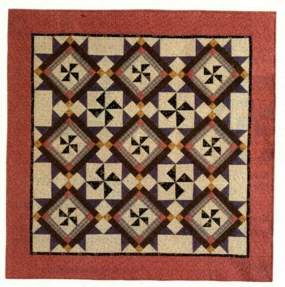 Autumn Orchids Quilt Pattern Pieced JM