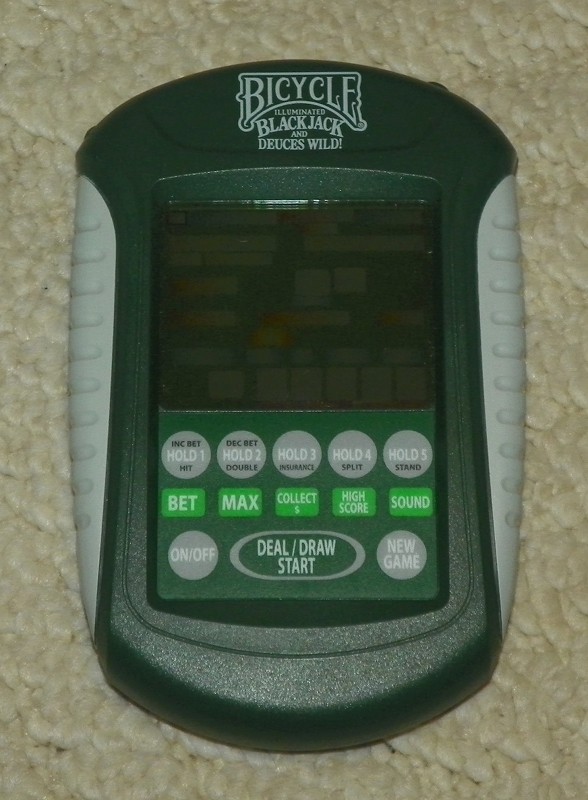 Bicycle - Illuminated Touch Pad Electronic Handheld Blackjack Game